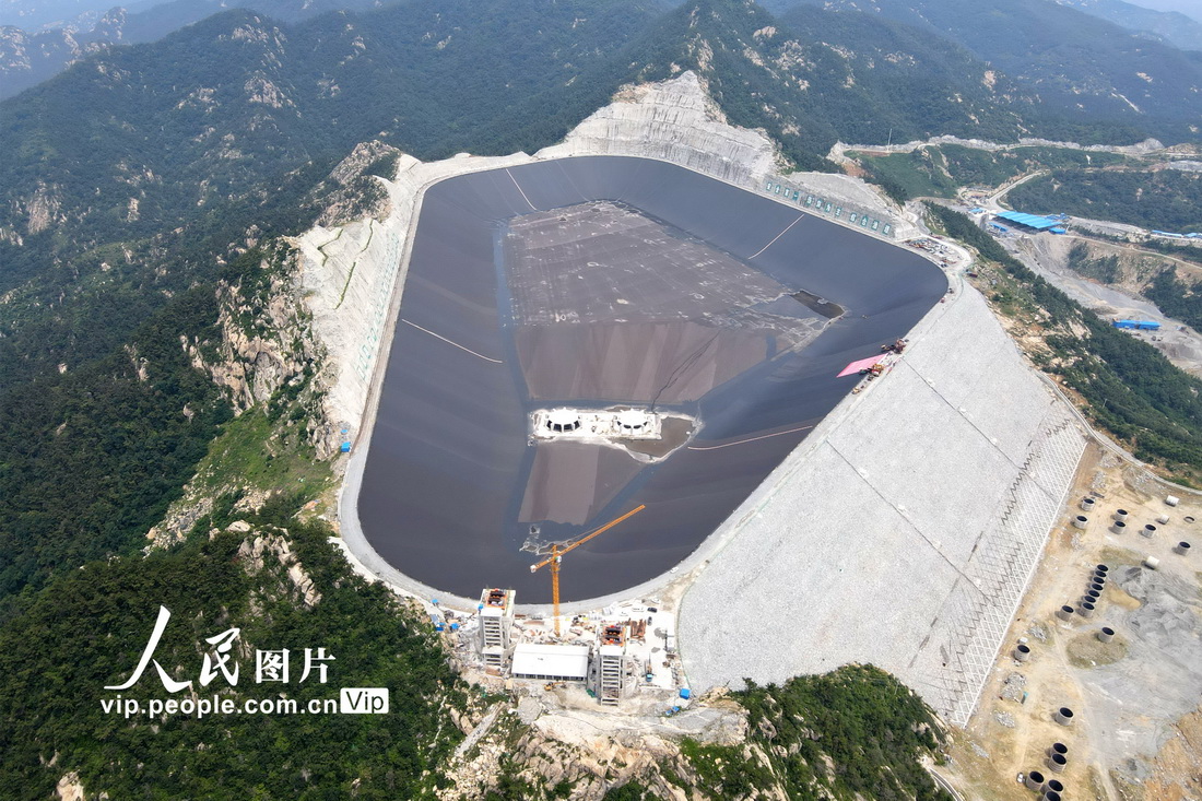 山东沂蒙抽水蓄能电站上水库库盆建设完工
