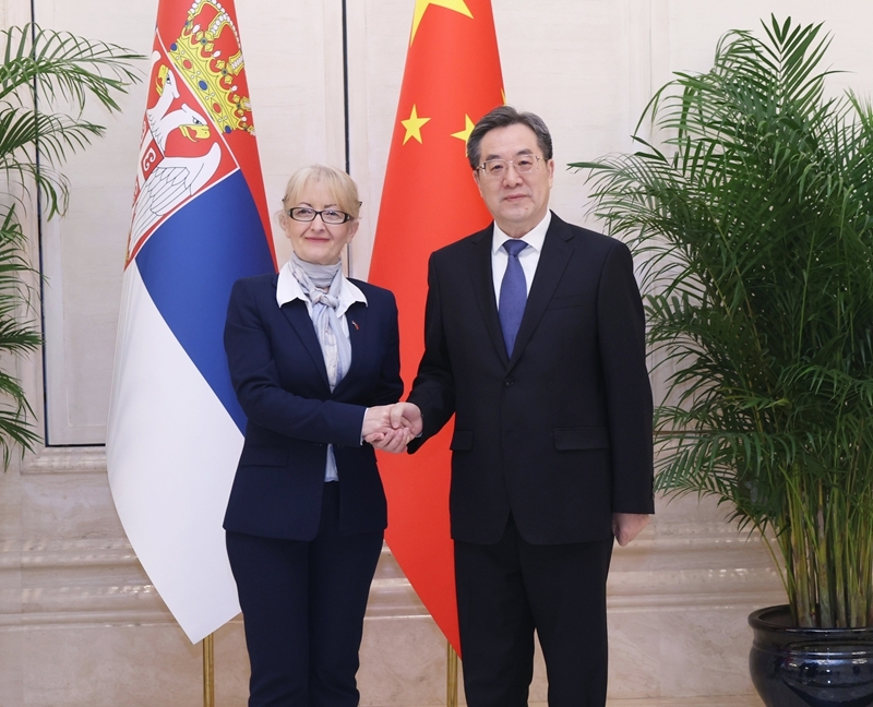丁薛祥会见来华出席第二届“一带一路”科技交流大会的外方领导人